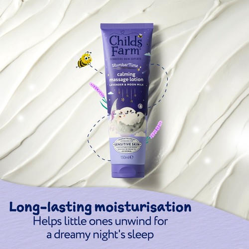 Childs Farm SlumberTime Calming Massage Lotion, Lavender & Moon Milk thumbnail 3