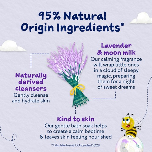 Childs Farm SlumberTime Bath Soak, Lavender & Moon Milk thumbnail 8