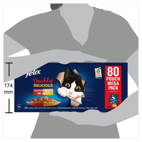 FELIX Doubly Delicious Countryside Selection in Jelly Wet Cat Food thumbnail 8