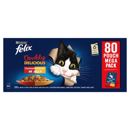 FELIX Doubly Delicious Countryside Selection in Jelly Wet Cat Food thumbnail 9
