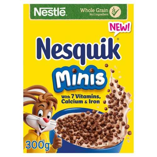 Nesquik Chocolate Minis Breakfast Cereal thumbnail 3