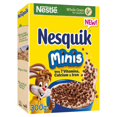 Nesquik Chocolate Minis Breakfast Cereal thumbnail 4
