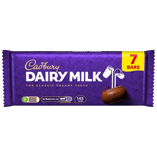 Cadbury Dairy Milk Chocolate Bar Multipack thumbnail 2