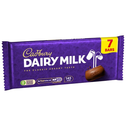 Cadbury Dairy Milk Chocolate Bar Multipack thumbnail 3