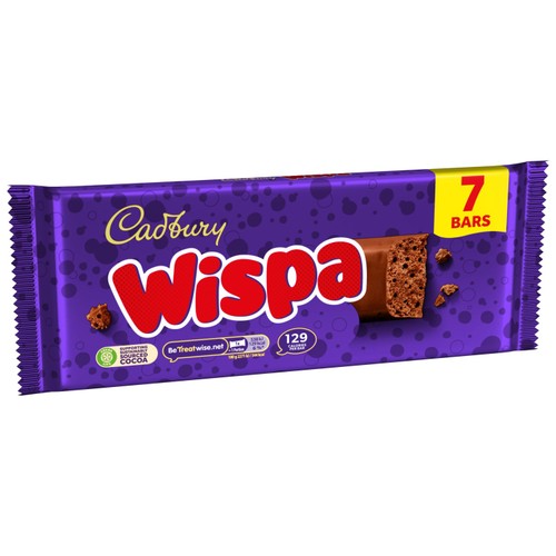 Cadbury Wispa Chocolate Bar Multipack thumbnail 3