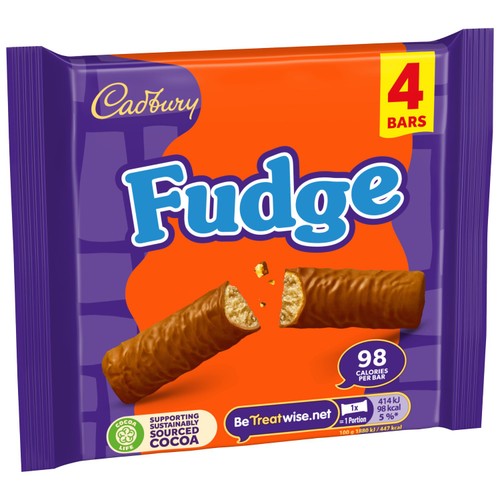 Cadbury Fudge Chocolate Bar Multipack thumbnail 3