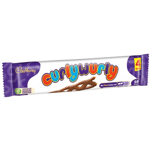Cadbury Curly Wurly Chocolate Bar Multipack thumbnail 2