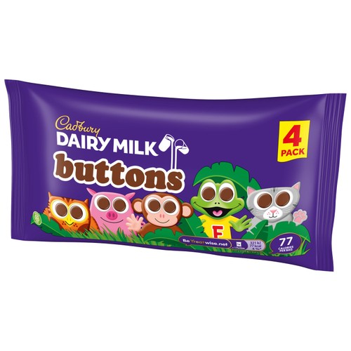Cadbury Dairy Milk Chocolate Buttons Treatsize Bags thumbnail 2