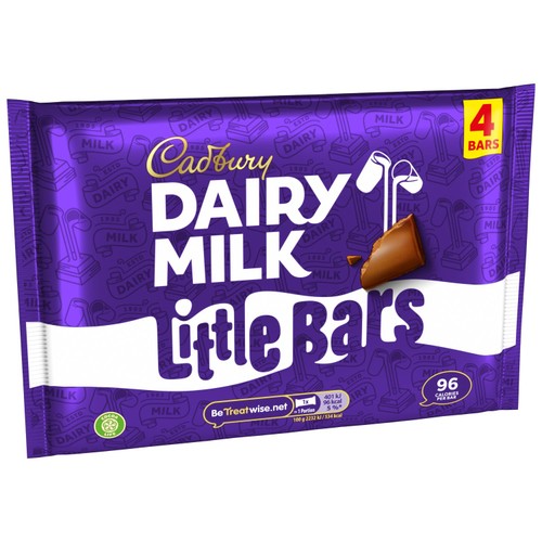 Cadbury Dairy Milk Little Bars Chocolate Multipack thumbnail 2