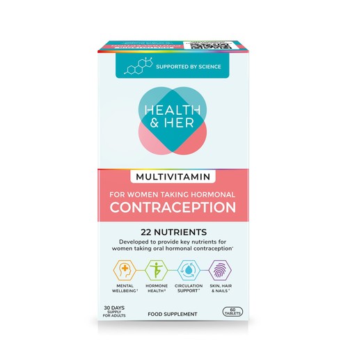 Health & Her Multivitamin for Women Taking Hormonal Contraception