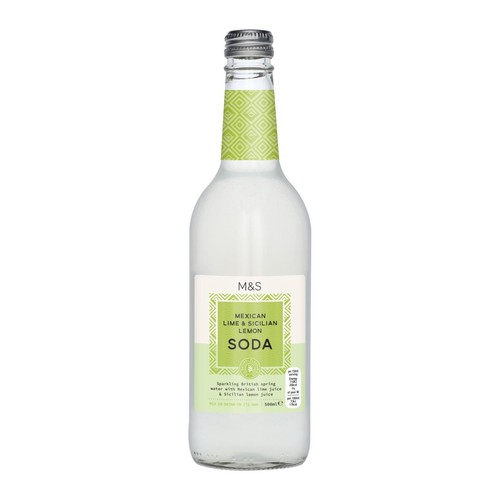 M&S Mexican Lime & Sicilian Lemon Soda thumbnail 2
