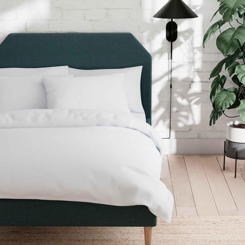 M&S Cotton Rich Bedding Set, King Size (5 ft), White thumbnail 2