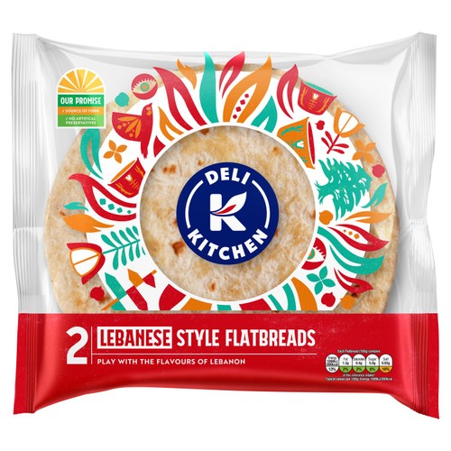 Deli Kitchen Lebanese Style Flatbread