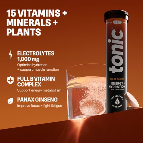 Tonic Health Energy & Hydration Effervescent Tablets thumbnail 3