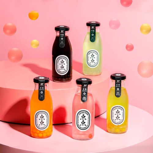 Dot Dot Lychee Rose Bubble Tea thumbnail 4