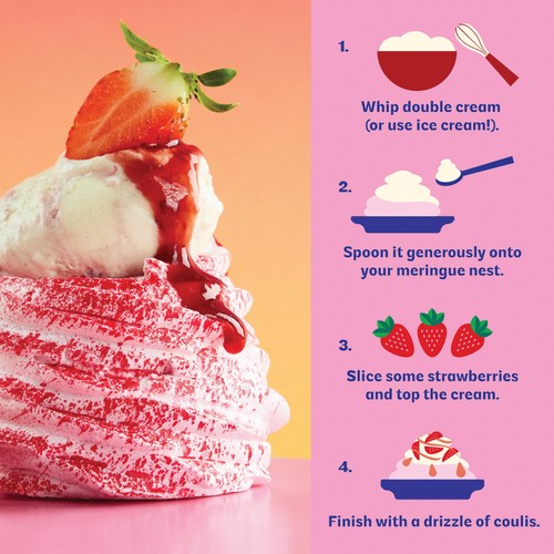 The Glorious Mess Strawberry Meringue Nests thumbnail 6