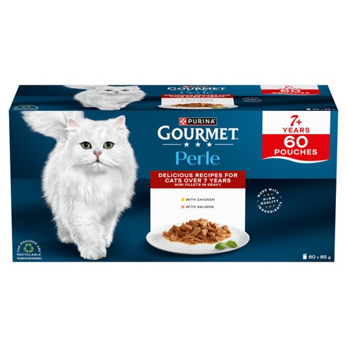 Gourmet Perle Senior Chicken in Gravy Wet Cat Food