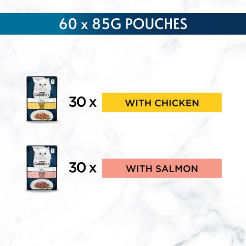 GOURMET Perle Senior 7+ Chef's Collection in Gravy  Wet Cat Food thumbnail 5