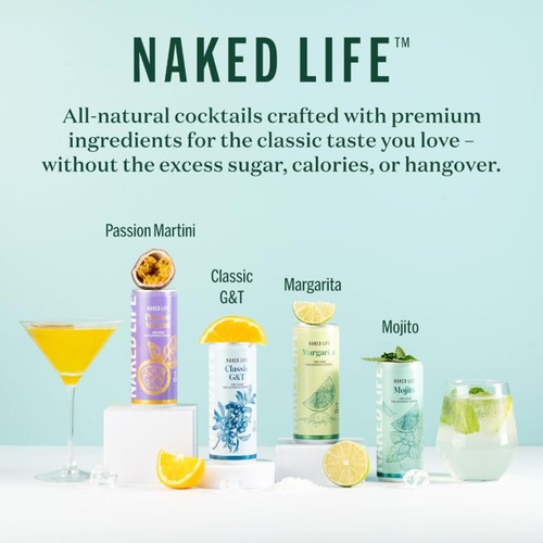 Naked Life Non-Alcoholic Cocktail Mojito Spritz thumbnail 6