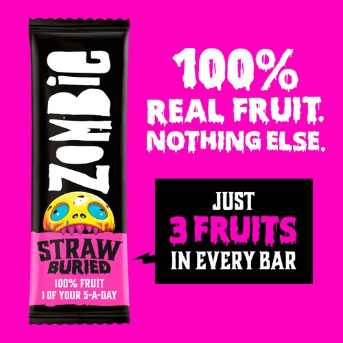 Zombie Fruit Bars Strawburied Multipack thumbnail 3