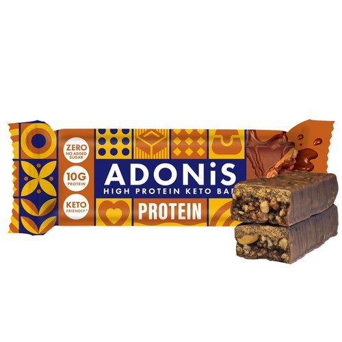 ADONiS Peanut Caramel Keto Protein Bar  thumbnail 2