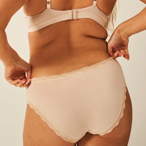 Stripe & Stare The Original Knicker Three Pack, Sand, M thumbnail 3