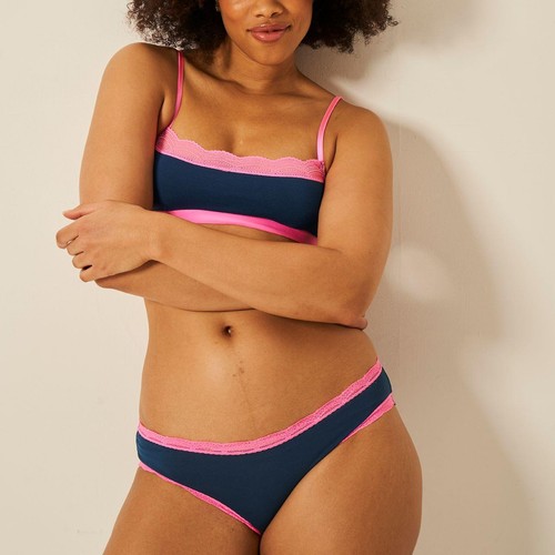 Stripe & Stare The Original Knicker Three Pack, Midnight Neon, XS thumbnail 2