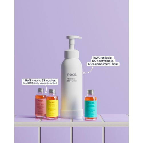 Neat Foaming Body Wash Coconut & Vanilla Bean Starter Pack thumbnail 7