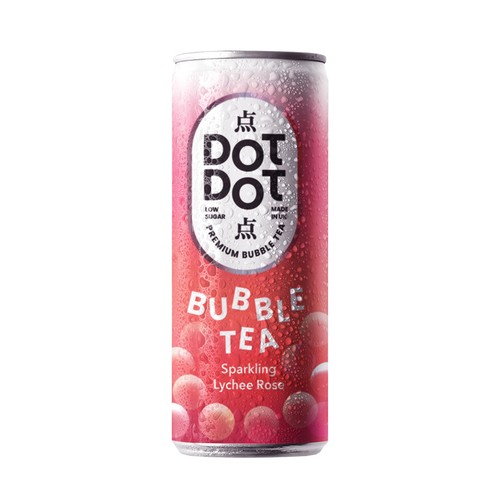 Dot Dot Sparkling Lychee Rose Bubble Tea thumbnail 2