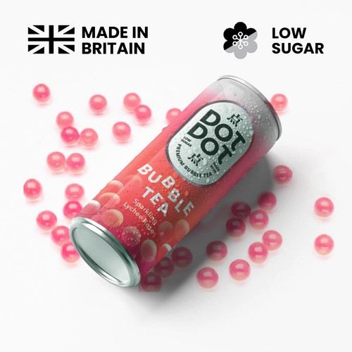 Dot Dot Sparkling Lychee Rose Bubble Tea thumbnail 4