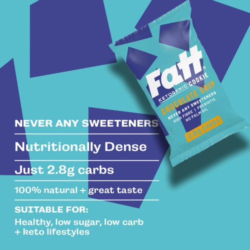 Fatt Chocolate Chip Ketogenic Cookie thumbnail 3
