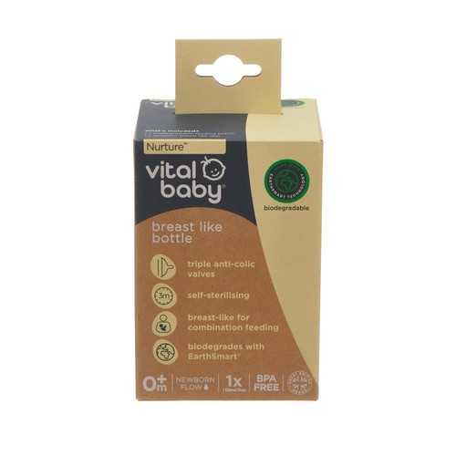 Vital Baby Nurture Breast Like Bottle 150ml thumbnail 2