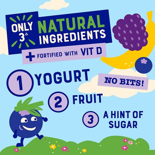 Onken KiddOs Blueberry, Blackberry & Banana Kids Yogurt thumbnail 3