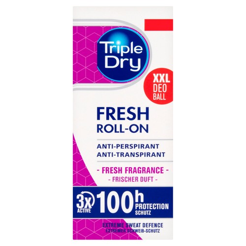 Triple Dry Fresh Fragrance Female Roll-On Antiperspirant Deodorant