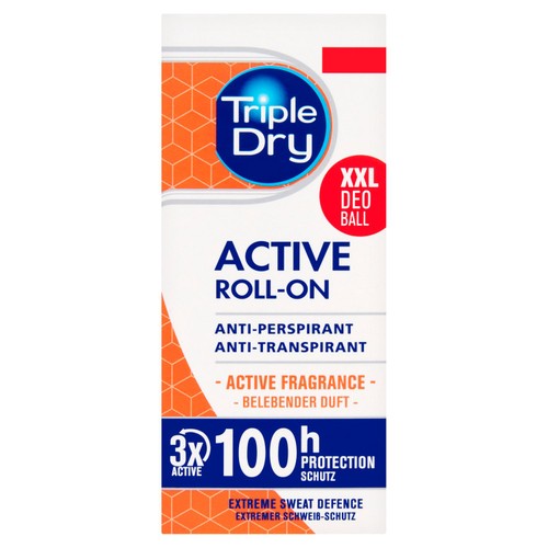 Triple Dry Active Fragrance Anti-Perspirant Roll On Men 100-Hours