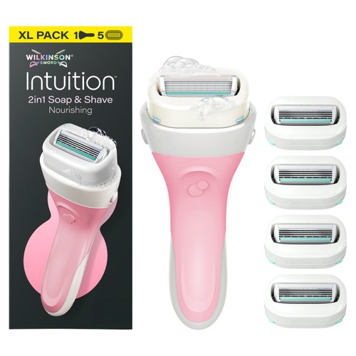 Wilkinson Sword Intuition 2in1 Women Razor Ultra Moisture XXL Pack thumbnail 7