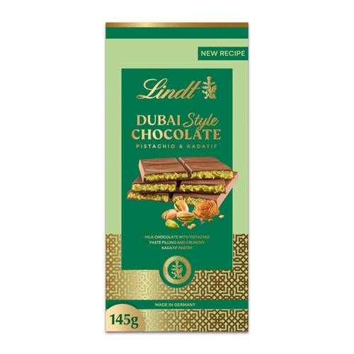 Lindt Dubai Style Milk Chocolate Bar