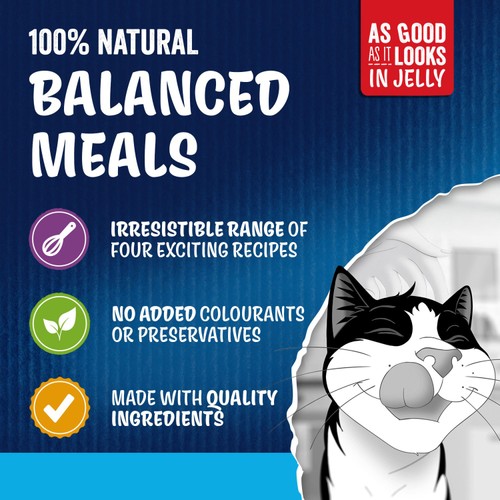 Felix As Good As it Looks Senior 7+ Fish in Jelly Wet Cat Food thumbnail 3