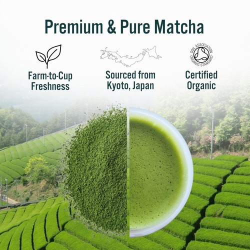 Green Origins Organic Super Japanese Matcha Latte Blend thumbnail 3
