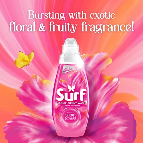 Surf Quick Wash Floral Fusion Laundry Detergent 55 Washes thumbnail 3
