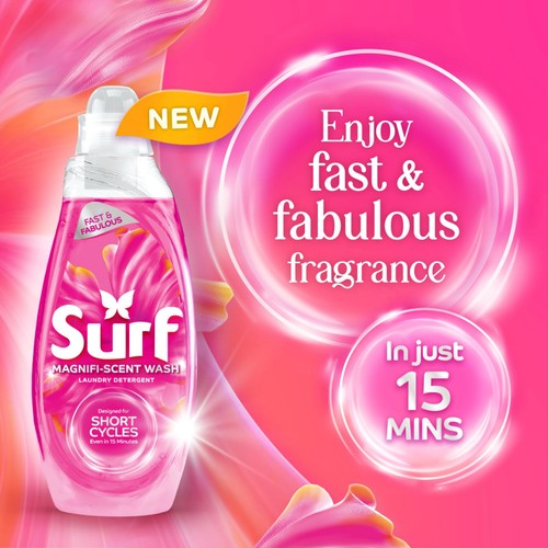 Surf Quick Wash Floral Fusion Laundry Detergent 55 Washes thumbnail 4