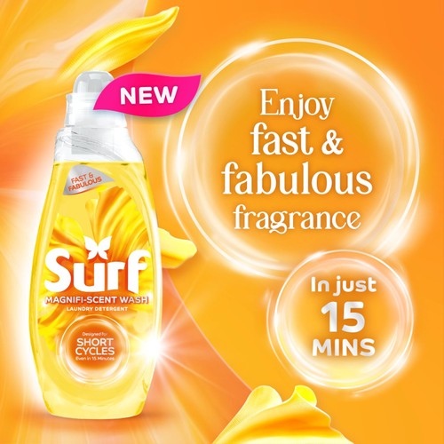 Surf Quick Wash Sunshine Blossom Laundry Detergent 31 Washes thumbnail 5