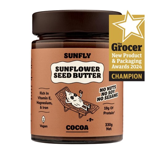 SUNFLY Sunflower Seed Butter, Cocoa Spread