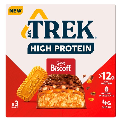 TREK High Protein Biscoff Protein Bars Multipack thumbnail 5