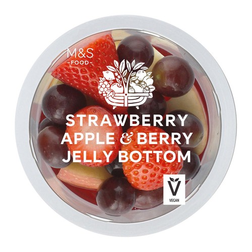 M&S strawberry, apple & berry jelly bottom