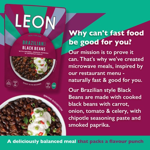 LEON Brazilian Style Black Beans thumbnail 3