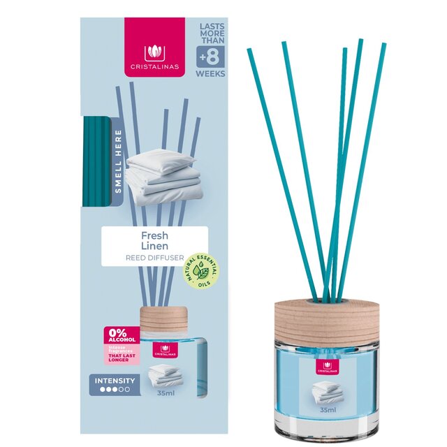 Cristalinas Reed Diffuser Fresh Linen