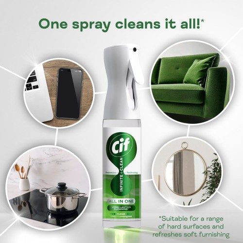 Cif Infinite Clean Lime & Lemongrass All In One Reload Cleaning Refill thumbnail 5