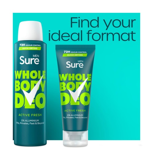Sure Men Whole Body Active Fresh Deodorant thumbnail 5