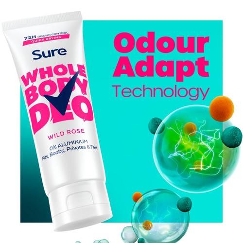 Sure Women Whole Body Wild Rose Cream Deodorant thumbnail 3